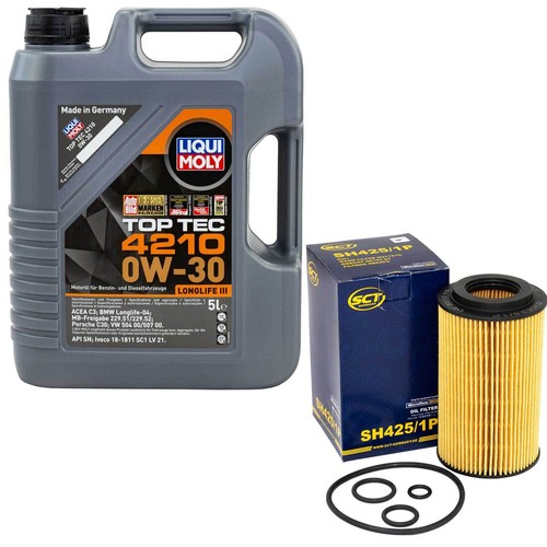 Kit olio motore 5 litri - olio,