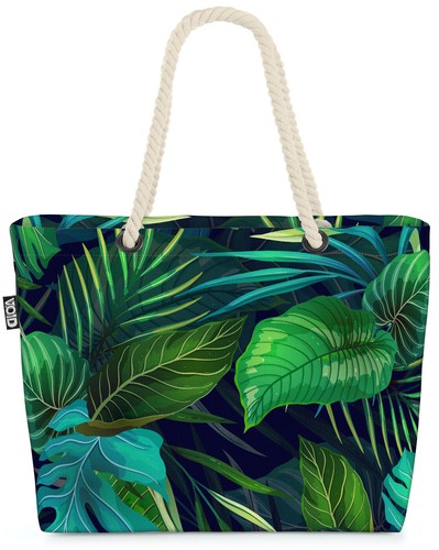 Borsa void flat - exotic, plants