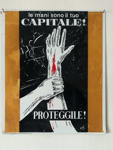 Cartello anni pubblicità - cartello, 50