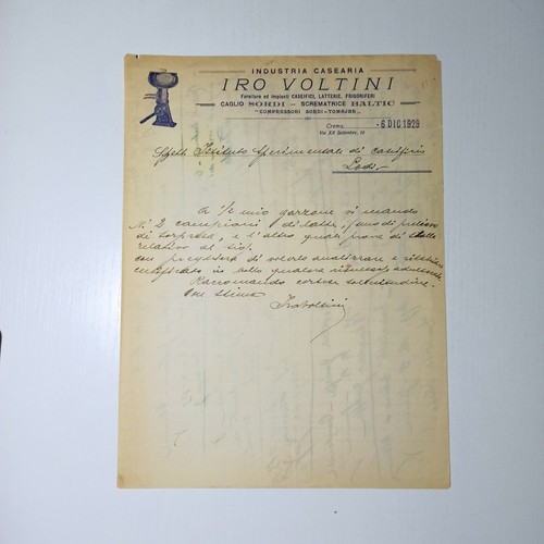 1929 iro voltini industria - iro,