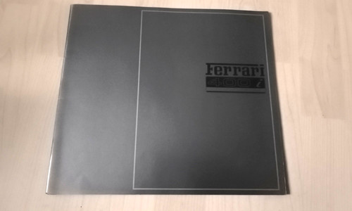 Brochure ferrari 400i 1983 - brochure,