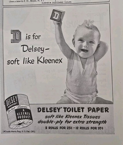 1941 delsey carta igienica - 1941,