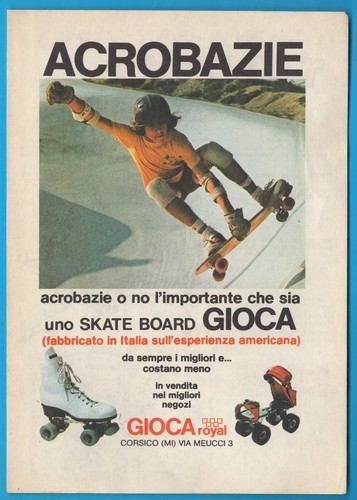 Gioca skate board - skate, 1978