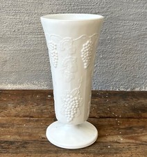 Bianco Vetro Pressato Vaso Con