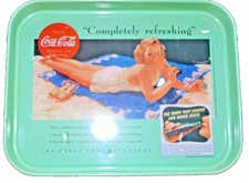 Bellissimo Vassoio rettangolare Vintage Coca Cola