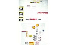 Ferrari 360 Challenge #564 Rossocorsa - decalcomania 1/18 -