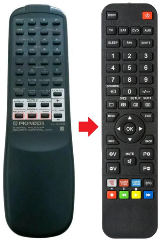 Telecomando adatto per pioneer - adatto,