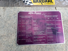 Alfa Romeo - TARGHETTA