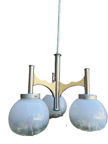 Lampadario space age anni 70 - space,