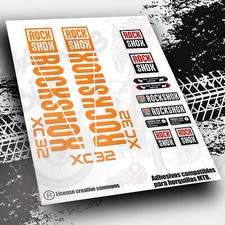 Adesivi compatibili forcelle Rock Shox XC32 adesivi adesivi adesivi PB20