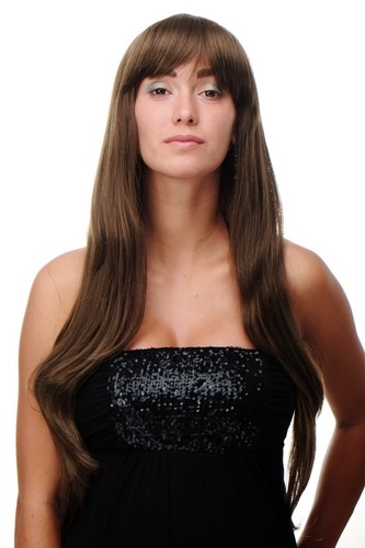 Parrucca donna marrone castano - donna,