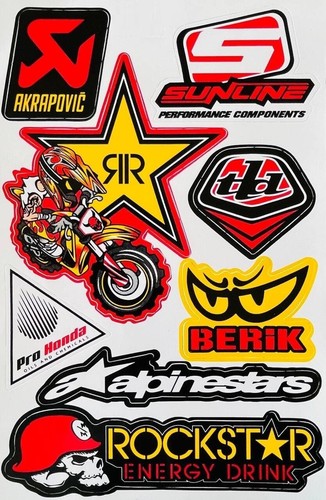 Adesivi akrapovic alpinestars - adesivi,