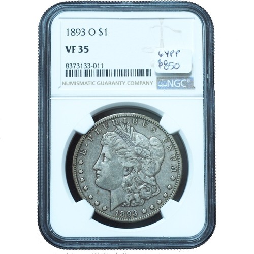 1893 morgan dollar vf35 - 1893-o, ngc