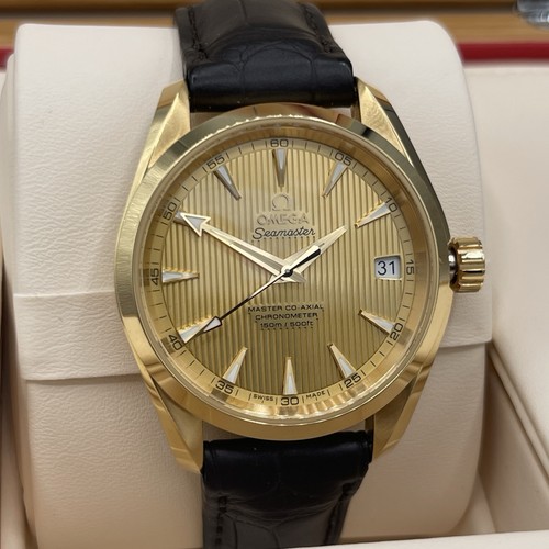 Omega seamaster aqua terra - seamaster, 18k