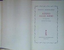 Hemingway ADDIO ALLE ARMI