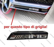Logo Fregio Stemma Emblema Griglia Anteriore Per MERCEDES A C E S GLA CLA AMG
