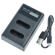 Caricabatteria doppio USB per