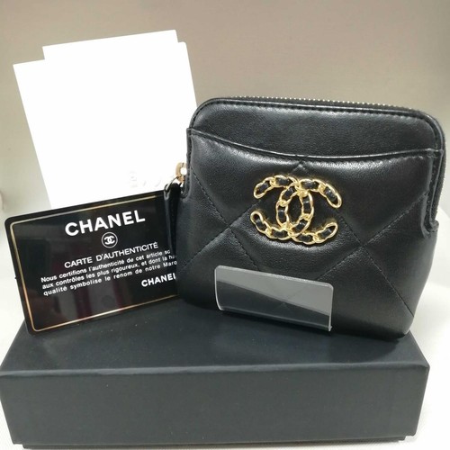 Chanel portamonete zip pelle - portamonete,