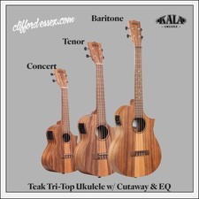 Ukulele tri-top Kala in teak