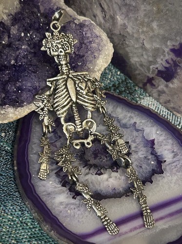 Ciondolo scheletro catrina