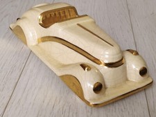 Voiture en céramique craquelée signé Louis DRIMMER