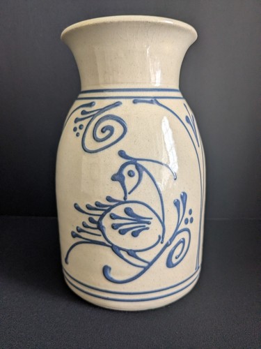 Vaso uccellino arte popolare