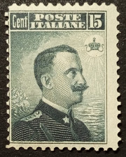 ITALIA REGNO 15 CENT 1906 MNH