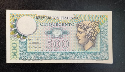Banconota 500 lire mercurio - ,