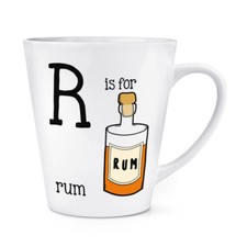 Letter R Is For Rum 12oz Latte