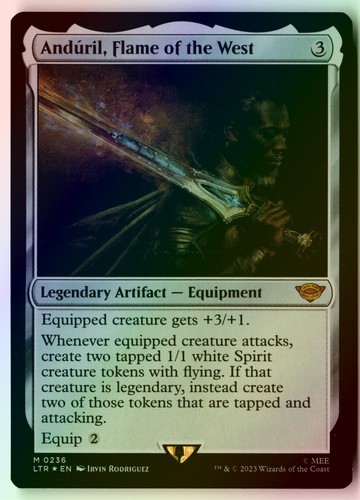 Mtg anduril flame the west - anduril,,