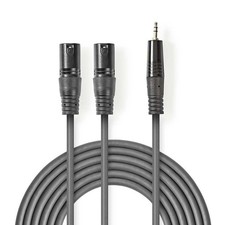 Cavo Audio XLR |2x Maschio a 3