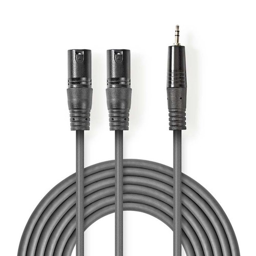 Cavo audio xlr maschio - maschio, 3