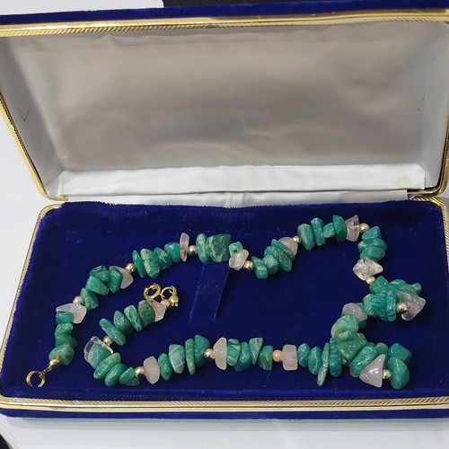 Collana pietre vintage - pietre,