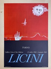 Osvaldo Licini, Galleria Civica d'Arte Moderna - Torino, 1968-1969