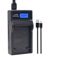 Caricabatterie USB LCD per