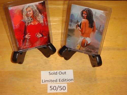 Carmen electra art cards - art,