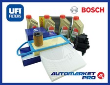 KIT FILTRI TAGLIANDO + OLIO BOSCH UFI CITROEN C3 II HDi 70 1.4 1400CC 50KW 68CV 