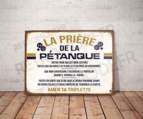 Plaque métal vintage - , la