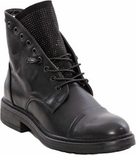 Stivali Donna Stivaletti Strass Anfibi Biker Invernali Scarpe G621