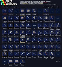 ARC RAIDERS BLUEPRINT - ALL