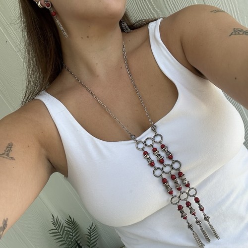 Orecchini vintage thai tono - vintage,