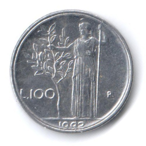 Italy 100 lire 1992 - 100,