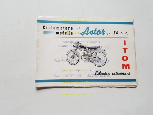 Itom astor sport manuale - itom,