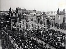 Foto vintage Russia, Mosca 1964,  Piazza Rossa, sfilata, 24x18 cm