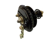 Vintage per Royal Enfield completo mezza larghezza mozzo ruota posteriore cus...