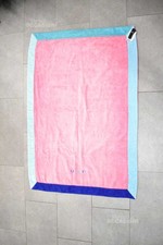Hungarian bath mat pink blue