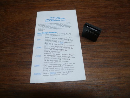 82183a modulo o - 82183a, i/o