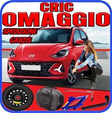 Ruotino Di Scorta 4Fori Da 15 Per Hyundai I10 Con Kit Cric Crick + Chiave Sacca