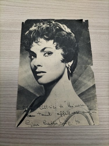 Gina lollobrigida autografo - lollobrigida,