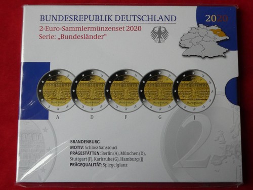 Brd 5x2 euro - euro,, brandeburgo